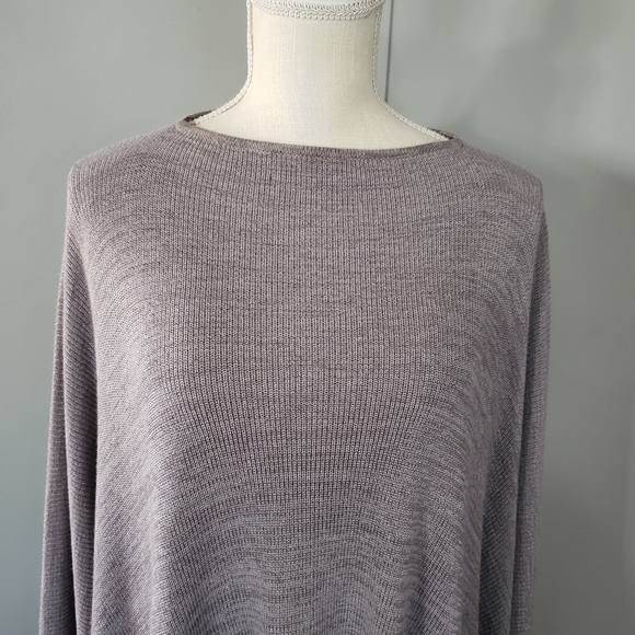 Lululemon Divinity Poncho Scarf Shawl Lunar Rock/Iced Iris - Picture 5 of 13